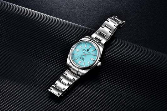 Pagani Design PD-1690 39 MM (Japan NH35A Automatic Movement) Mechanical Watch Sapphire Stainless Steel Watch Date Just" Tiffany Blue Dial"