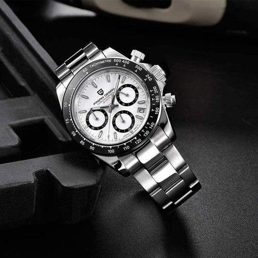 Pagani Design PD-1644 Daytona Chronograph Luxury Meca-quartz Movement (Japanese VK63) | Stainless Steel Men's 40MM Watch